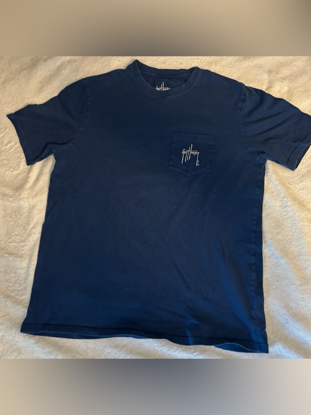 Guy Harvey Navy Short-Sleeve Pocket Tee
